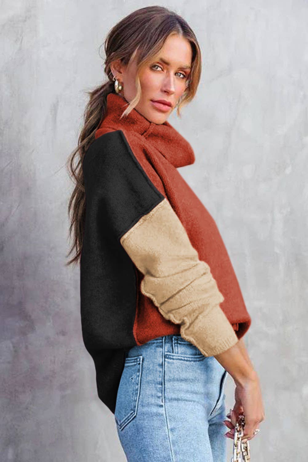 Color Block Sweater