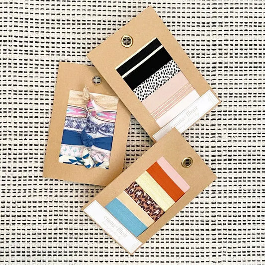 6 Pack Soft Colorful Assorted Hair Ties