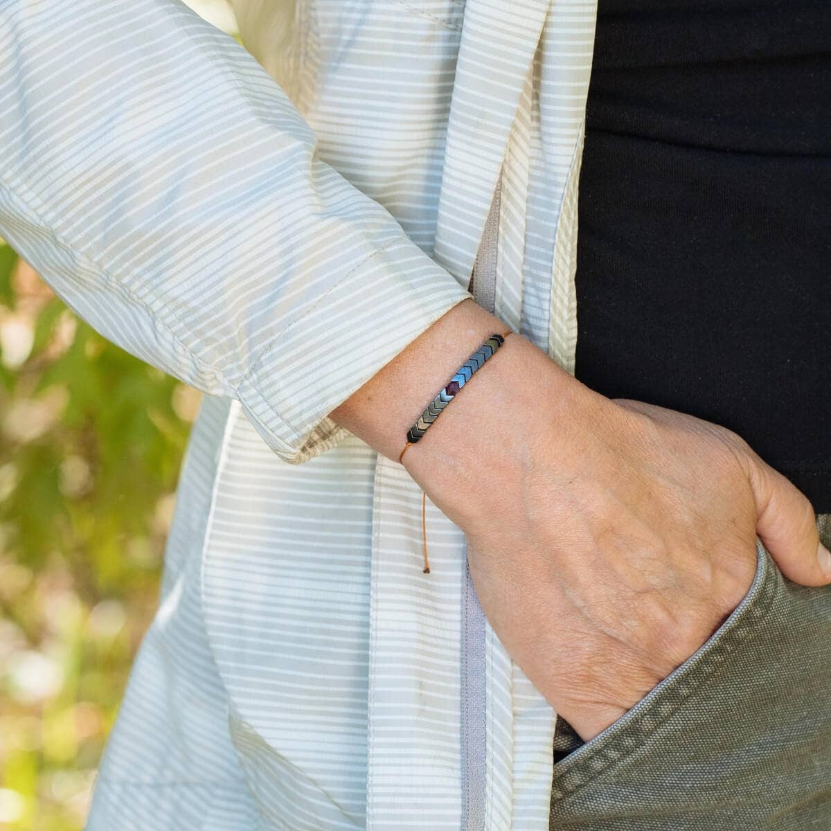 Amethyst Adjustable Bracelet Fearless