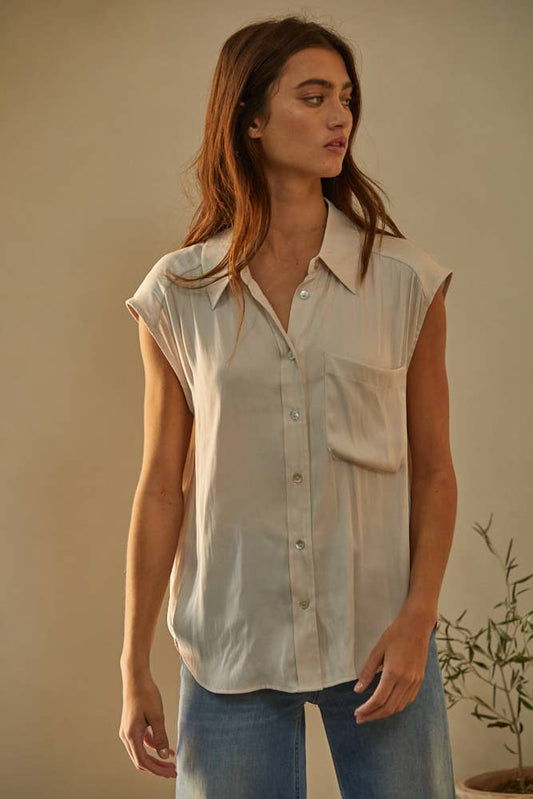 Pearl Sleeveless Top