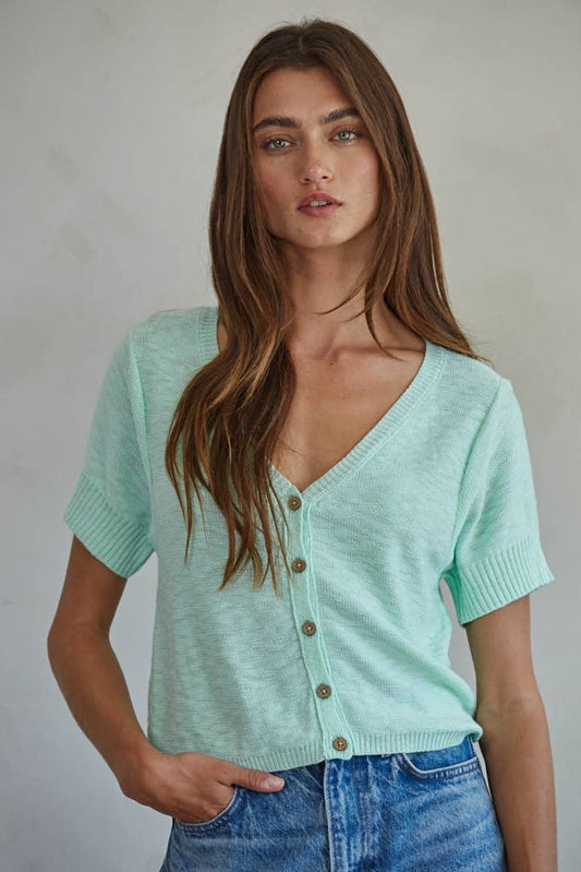 Bella Short Sleeve Cardigan
