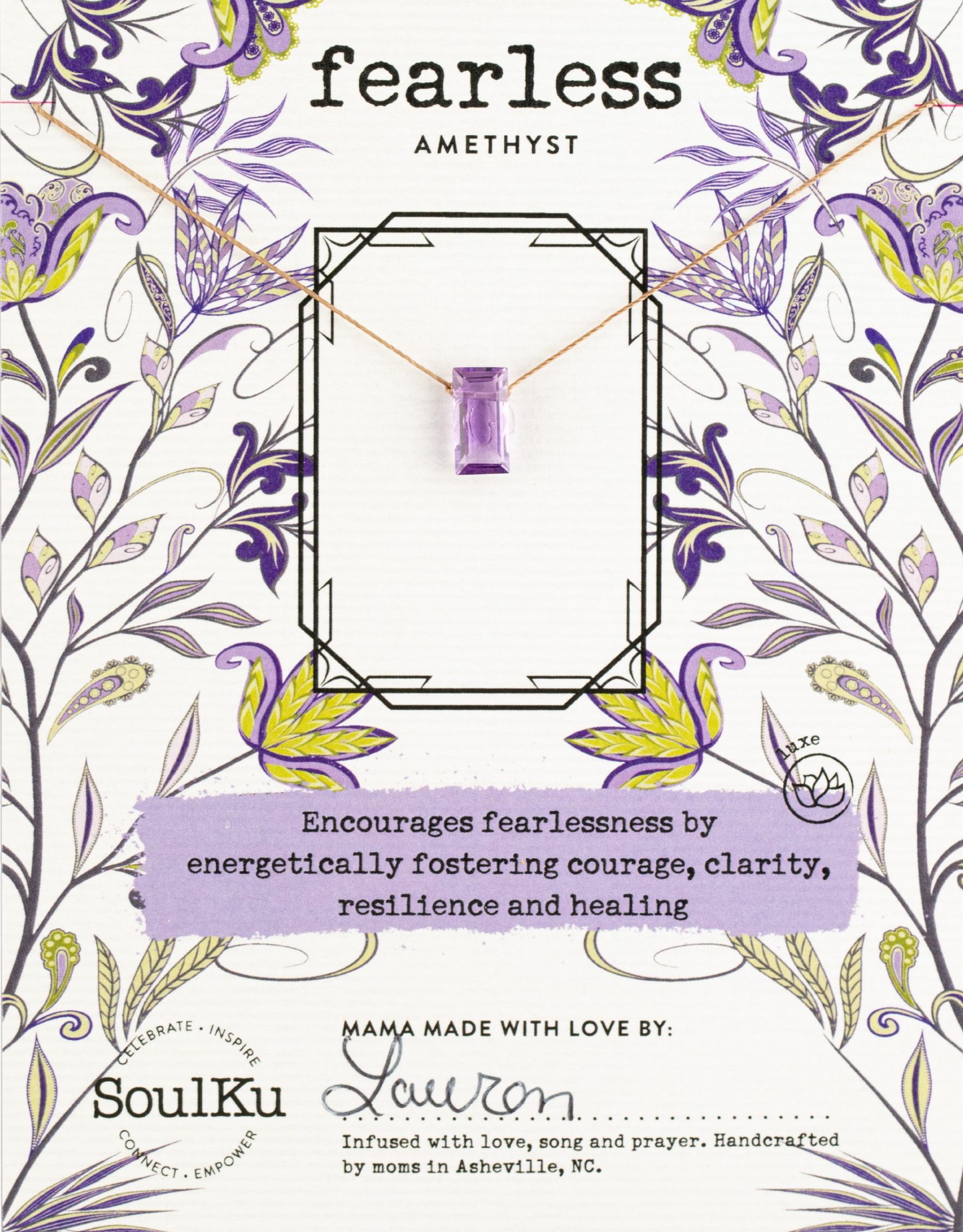 Amethyst Refined Fearless Necklace