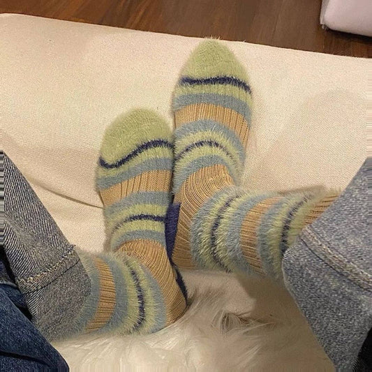 Warm Stripe Socks