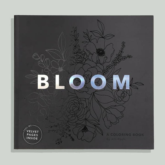 Adult Coloring Book: Bloom
