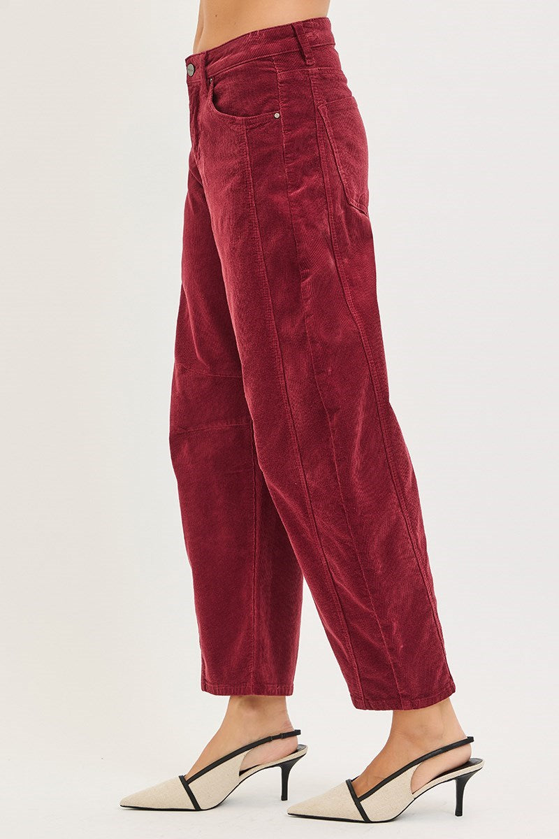 Wine Barrel Corduroy Pants