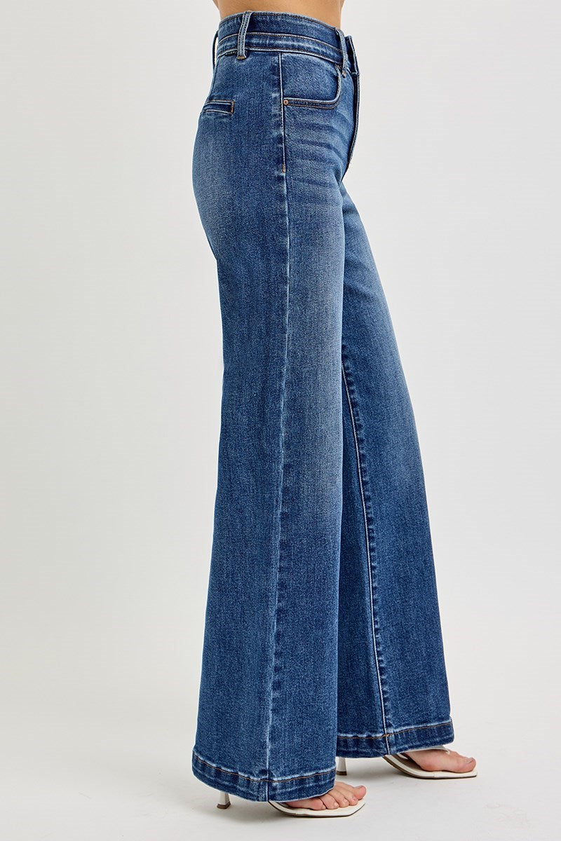 High Rise Double Waist Jean