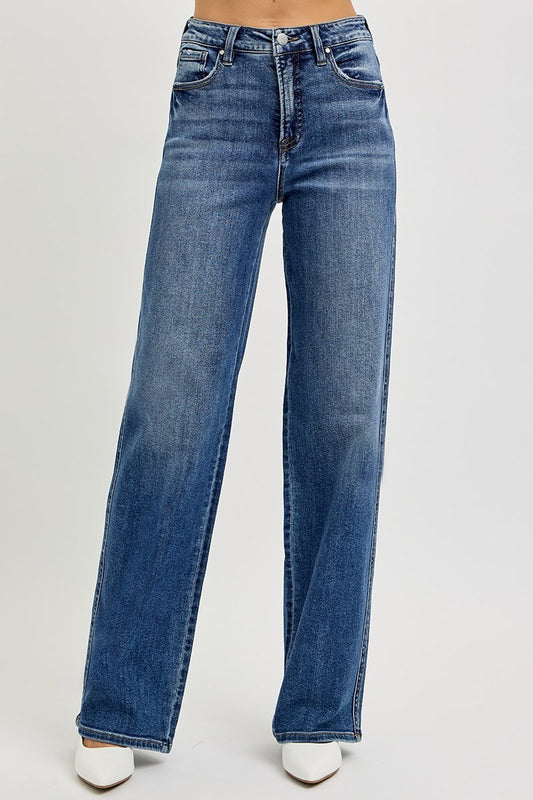 High Rise Wide Jeans