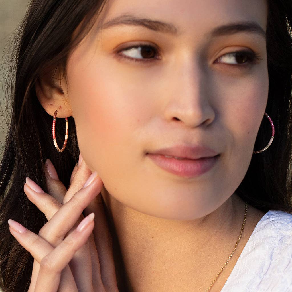 Chromacolor Small Hoop - Desert Multi/Gold