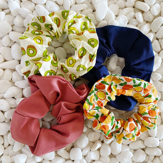 Orchard Hair Scrunchie Set (4)