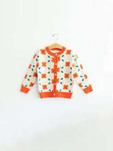 Load image into Gallery viewer, Flower Printed Knitted Cardigan
