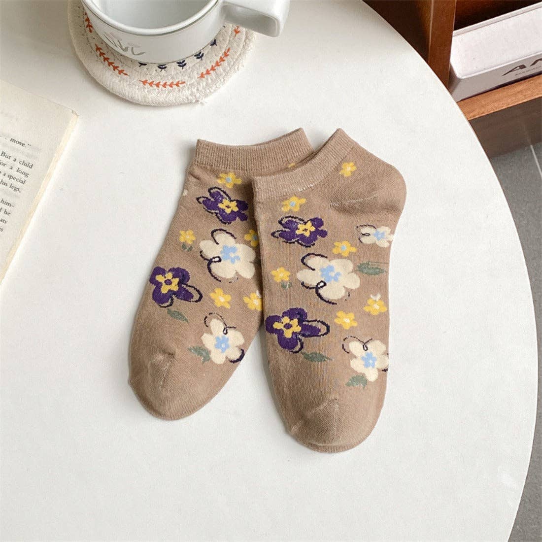Floral Ankle Socks