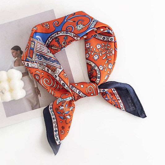 Printed Square Scarf