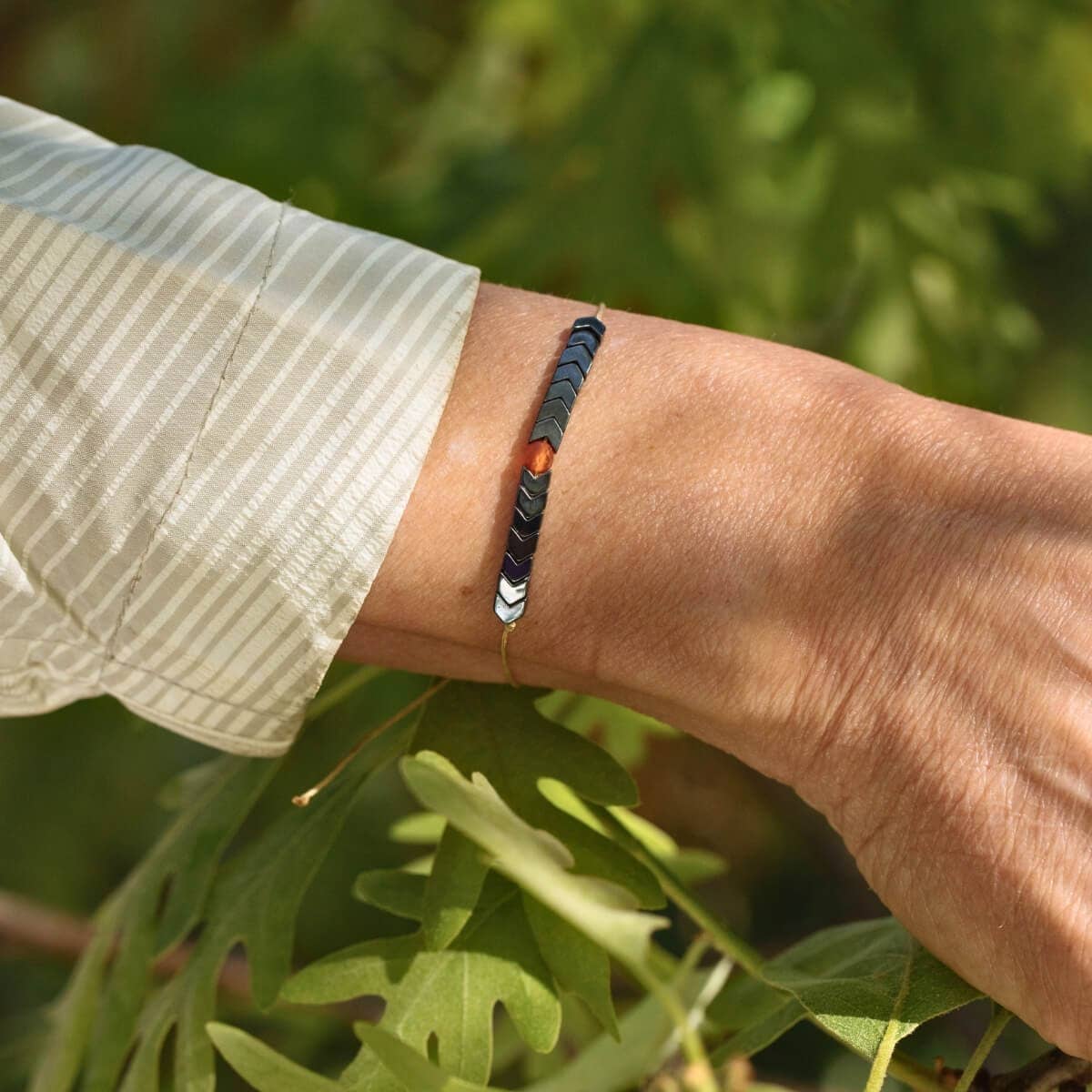 Carnelian Adjustable Bracelet - Adventure Awaits