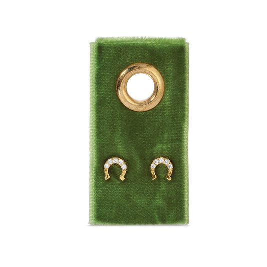 Horseshoe Studs On Velvet