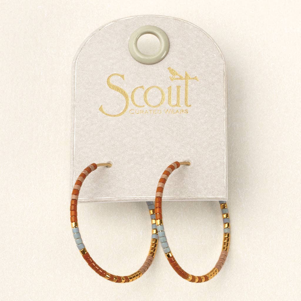 Chromacolor Small Hoop - Desert Multi/Gold