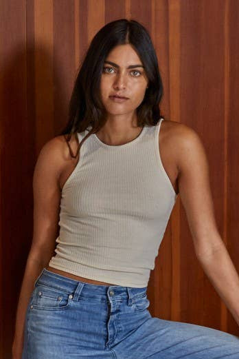 Cream Tiana Tank Top
