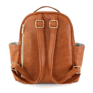 Cognac Mini Diaper Bag Backpack