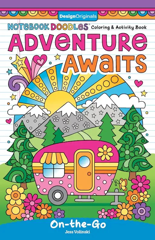 Coloring Book - Notebook Doodles Adventure Awaits