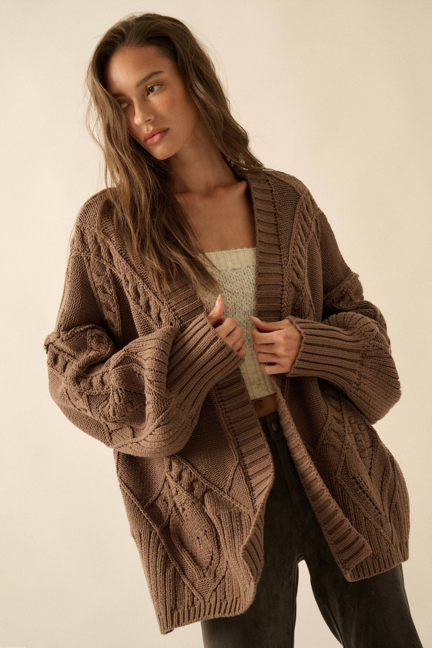 Mocha Cardigan