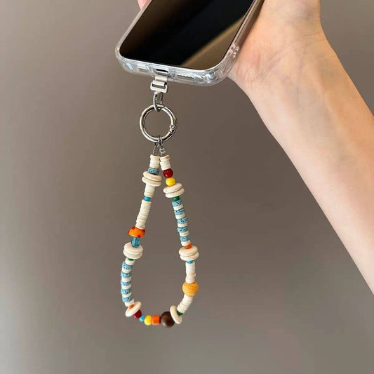Color Beaded Phone Strap