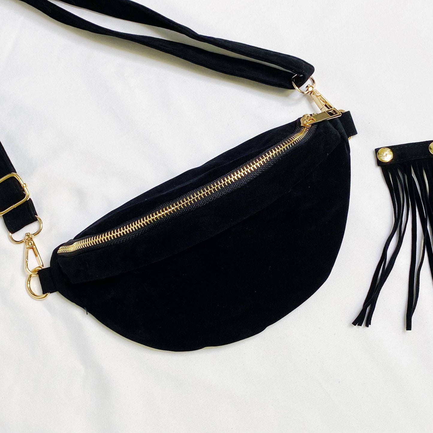 Detachable Fringed Sling Bag