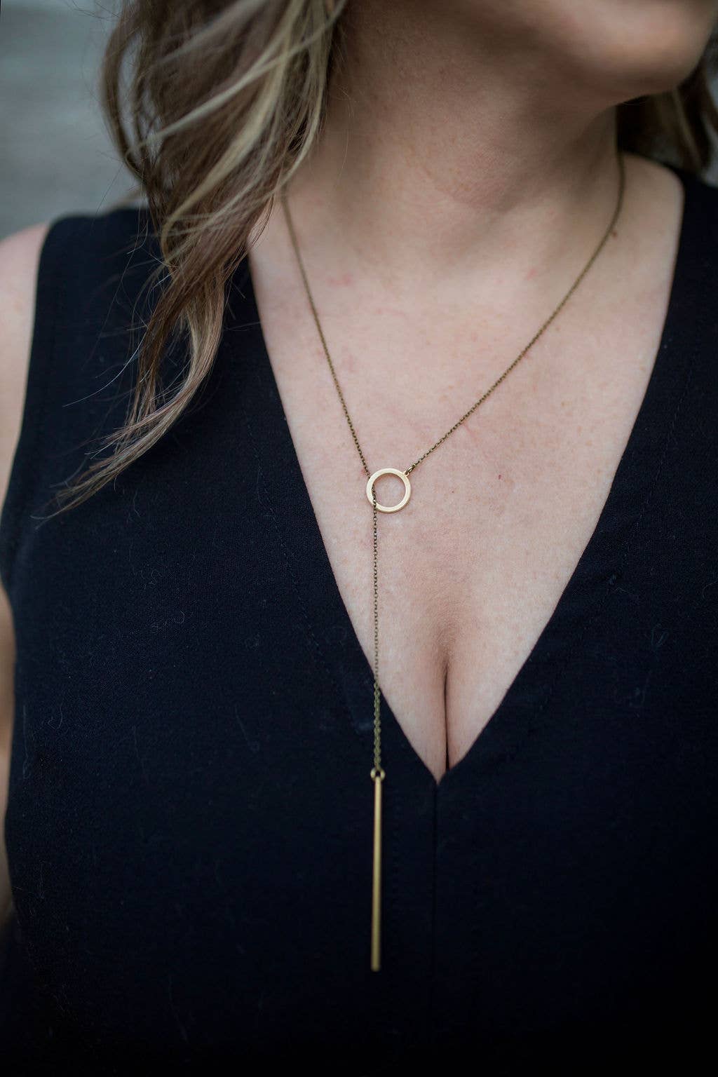 Small brass lariat