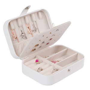 Rectangle Jewelry Travel Box Organizer
